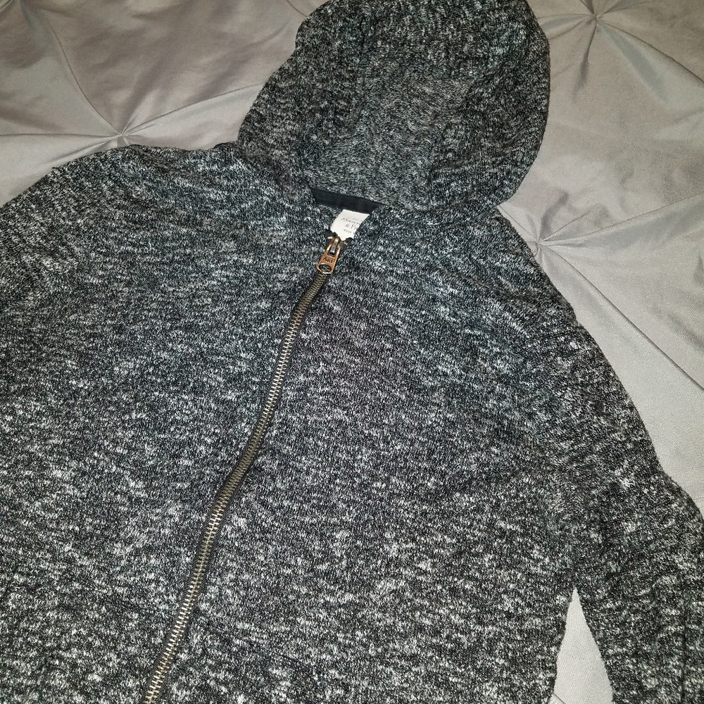 Nice hooded zip up sweater A&F